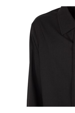 Giacca camicia nera misto lana YES LONDON | XCM7237NERO